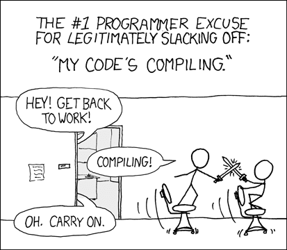 Randall Monroe, xkcd “Compiling“