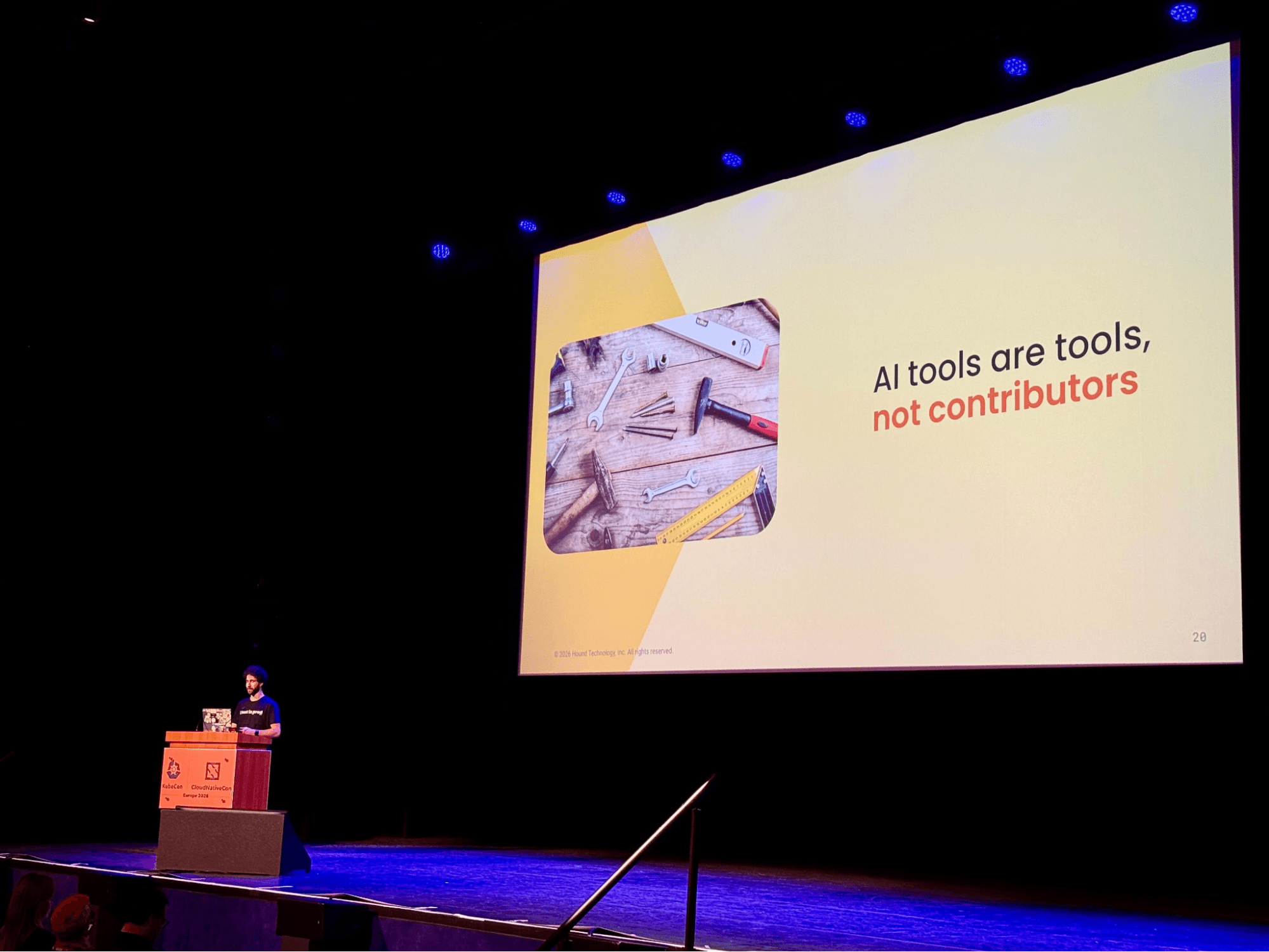 Tyler Helmuth at KubeCon