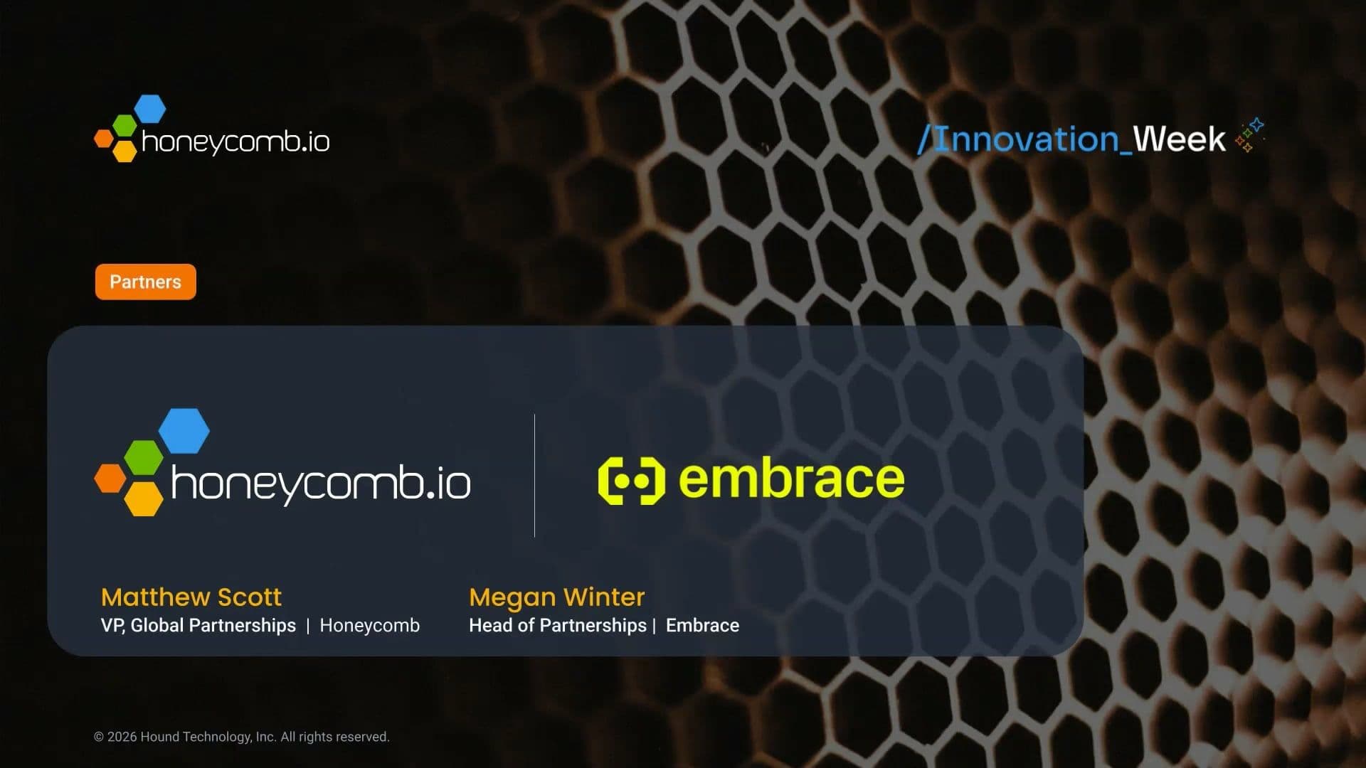 Honeycomb Innovation Week: Announcing Our Partnership With Embrace