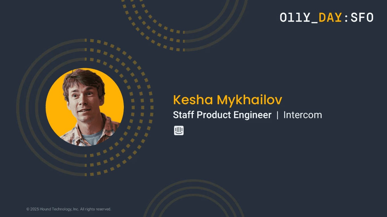 Honeycomb Observability Day SF - Kesha Mykhailov, Fin.ai: Human-Centric Observability in AI Systems