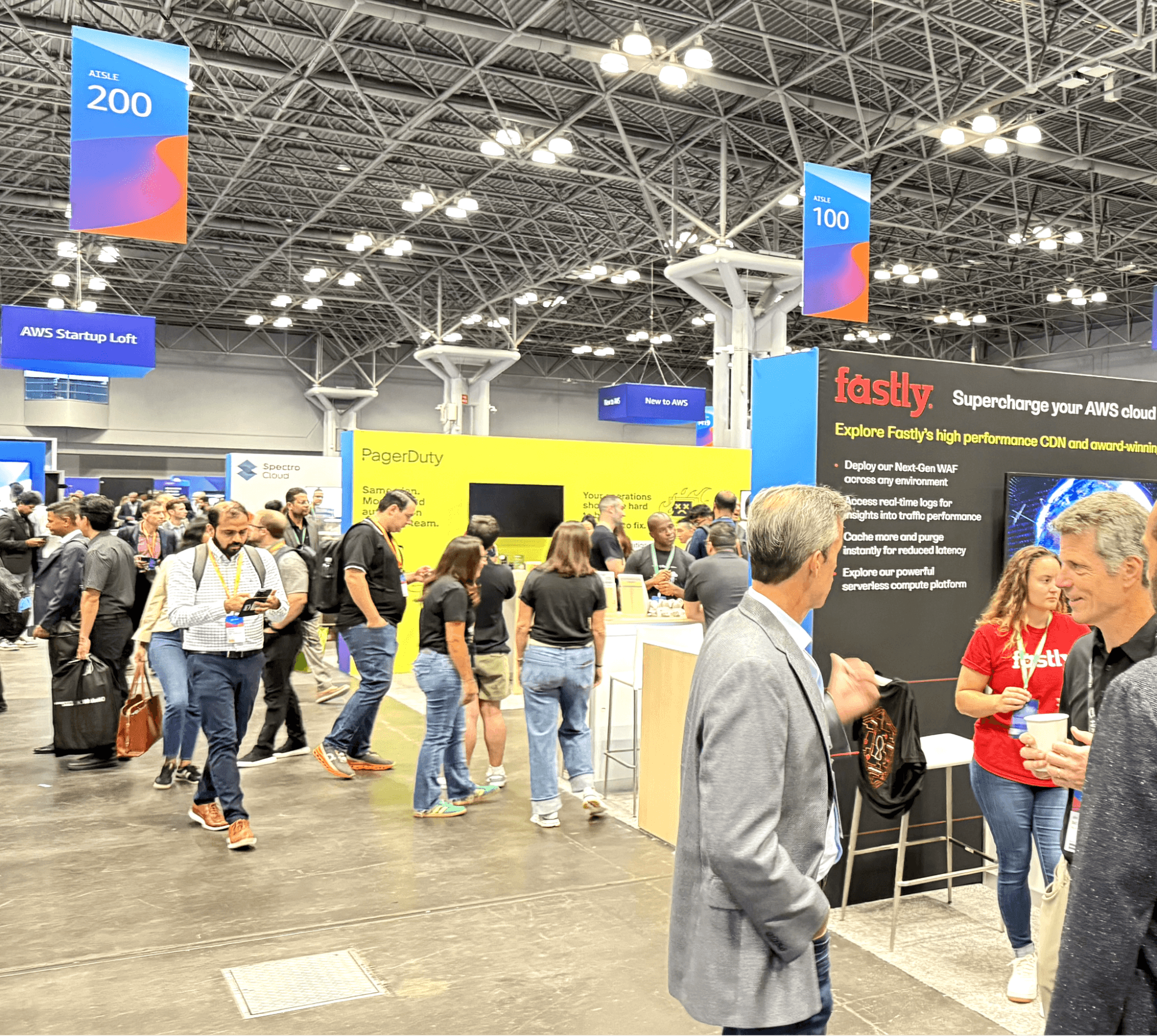 AWS Summit Floor - Vendors