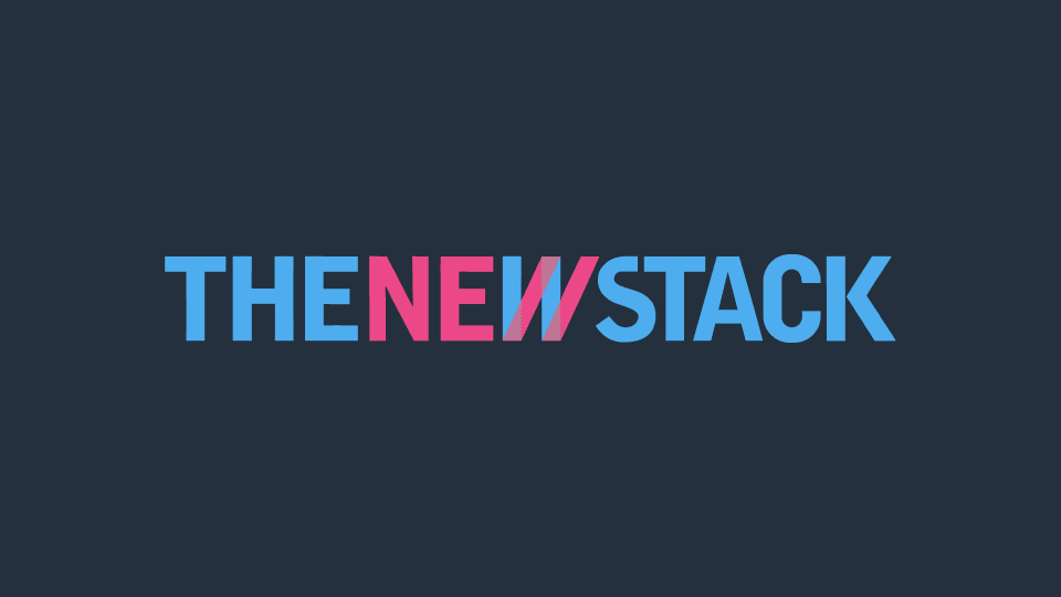 The New Stack logo on a dark background