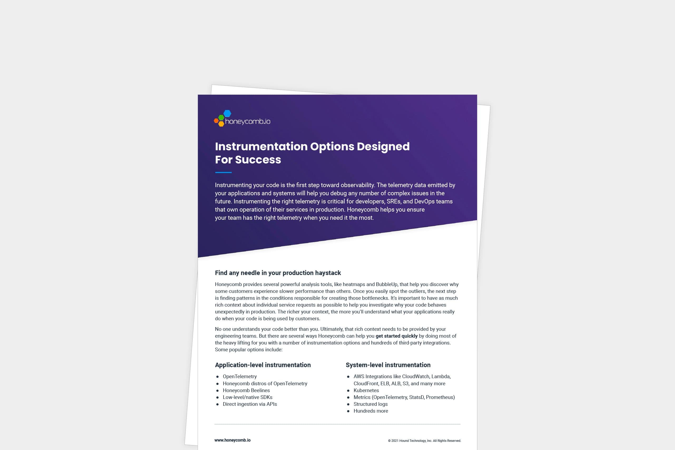 Instrumentation Options Designed For Success