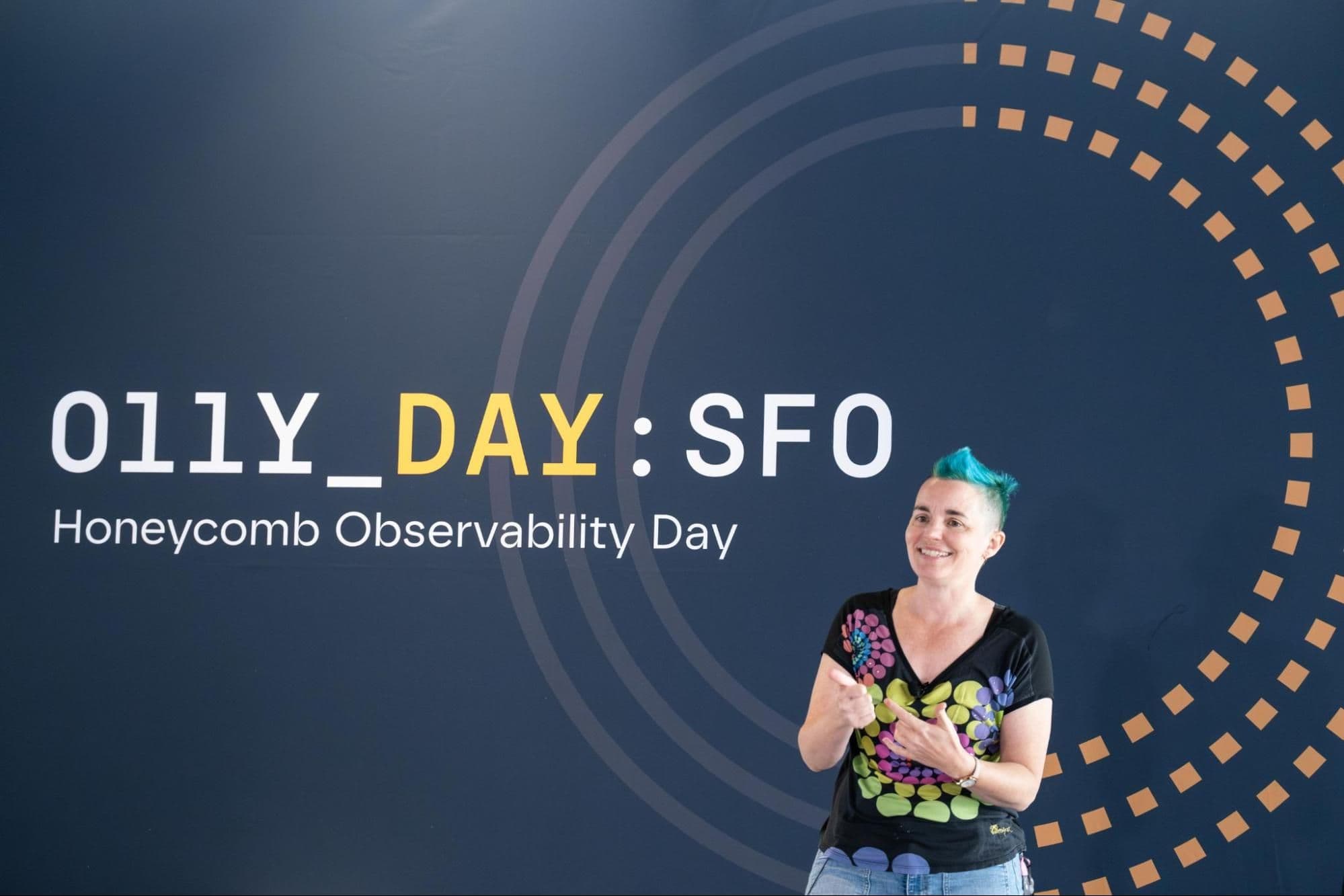 Jessitrion at Observability Day San Francisco