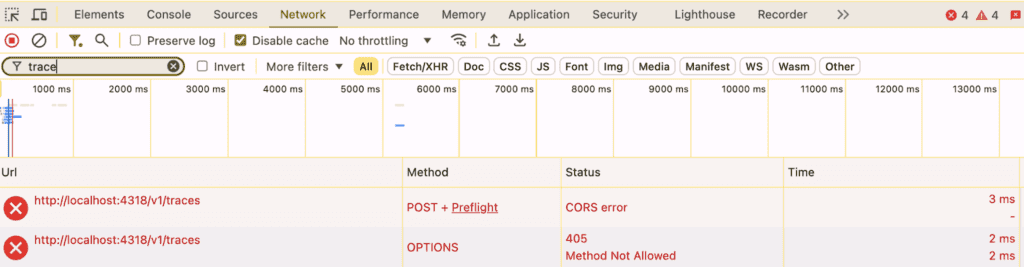 Screenshot showing API key