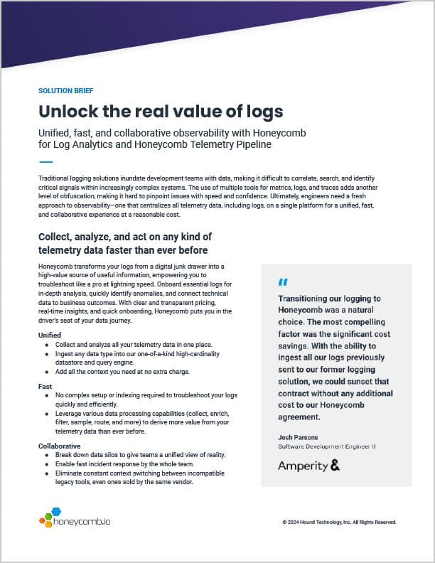Unlock the Real Value of Logs